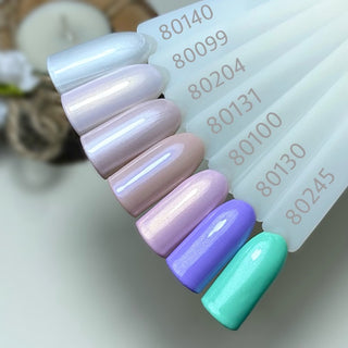 UV / LED Color Gel - metallic perlmutt weiß