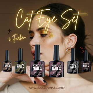 ✨ Cat Eye Complete Collection Set – 6 Magische Farben