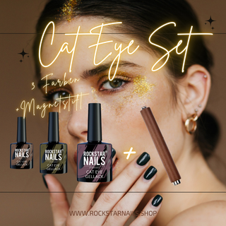 🌌 Cat Eye Starter Set – 3 Farben + Magnetstift