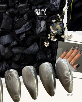Autumn Eclipse – Cat Eye UV Nagellack - Black Mirage
