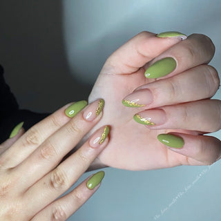 UV / LED Color Gel - khaki grün - Art. 80087