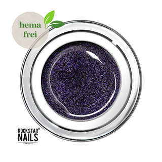 UV / LED Color Gel - hema frei - funkelndes galaxy blau - Art. 80215