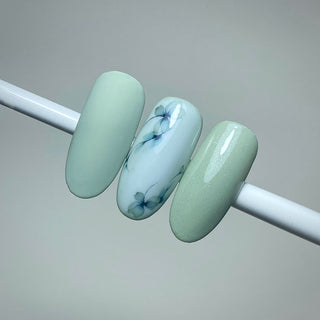 Nailart grünes Farbgel intensive Farbe