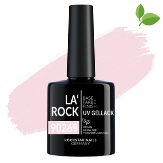 3in1 UV Nagellack - Hema frei - 90269 - leichtes glitter rosa