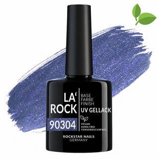 3in1 UV Gellack - 90304 - glitter blau lila