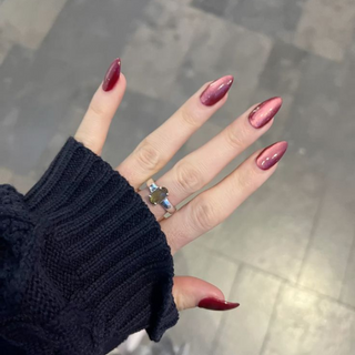 Autumn Eclipse – Cat Eye UV Nagellack - Dusty Orchid