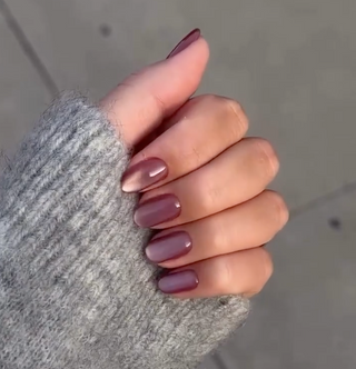 Autumn Eclipse – Cat Eye UV Nagellack - Velvet Merlot