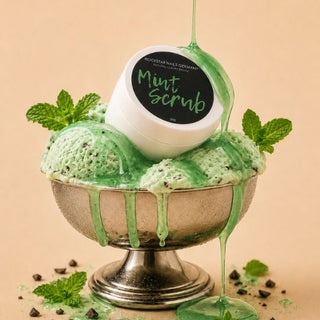 Mint Scrub – Erfrischendes Zuckerpeeling mit Minze & Olivenöl für samtweiche, strahlende Haut