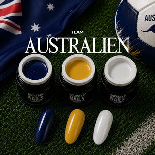 🇦🇺 Golden Coast – Australien Nagelset – 3er Color Gel Set