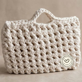 Rockstar Handmade Daily Bag – Cream Edition