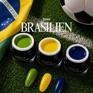 🇧🇷 Samba Champion – Brasilien Nagelset – 3er Color Gel Set