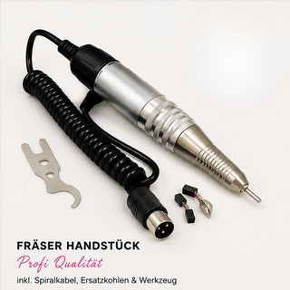 Fräser Handstück Profi – inkl. Ersatzkohlen & Werkzeug