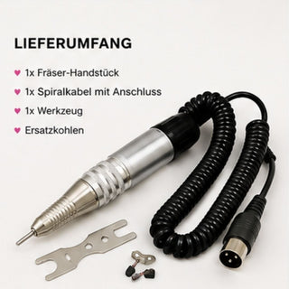 Fräser Handstück Profi – inkl. Ersatzkohlen & Werkzeug