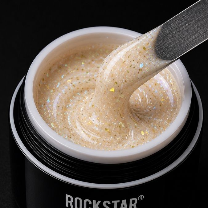 Make-Up Gel Golden Dream – HEMA-freies UV/LED Aufbaugel | 15 ml