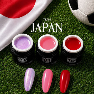 🇯🇵 Sakura Spirit – Japan Nagelset – 3er Color Gel Set