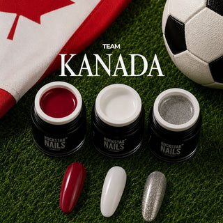🇨🇦 Maple Power – Kanada Nagelset – 3er Color Gel Set