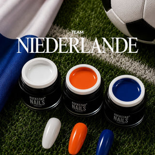 🇳🇱 Orange Fever – Niederlande Nagelset – 3er Color Gel Set