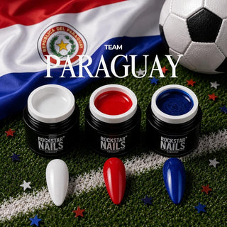 🇵🇾 Guaraní Glow – Paraguay Nagelset – 3er Color Gel Set