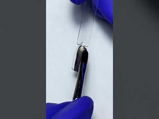 UV Gel schwarz chrome effekt gleichmäßig