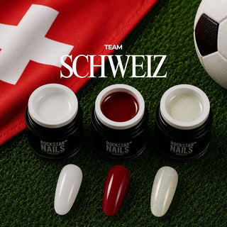 🇨🇭 Alpine Chic – Schweiz Nagelset – 3er Color Gel Set