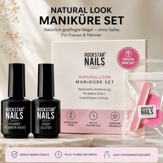Natural Look Maniküre Set - Naturnagelverstärkung