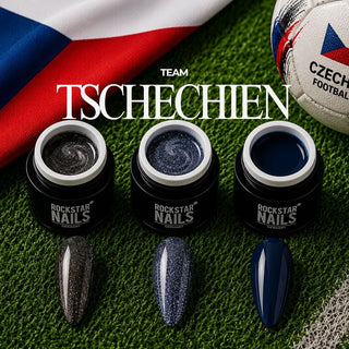 🇨🇿 Bohemian Power – Tschechien Nagelset – 3er Color Gel Set