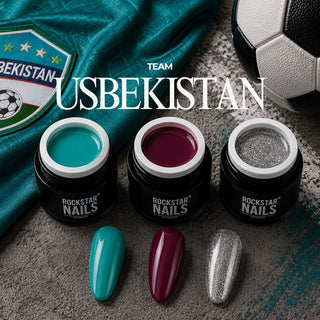 🇺🇿 Silk Road Spirit – Usbekistan Nagelset – 3er Color Gel Set