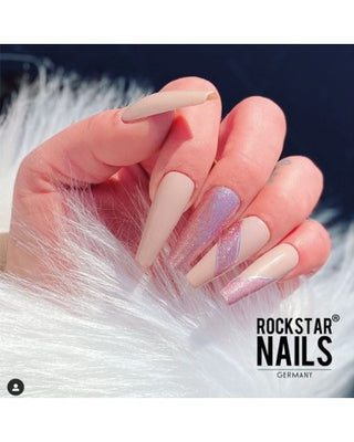 UV / LED Color Gel - 80251 - chrom rose grobes glitter