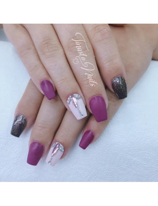 UV / LED Color Gel - mittleres burgundy lila - Art. 80194